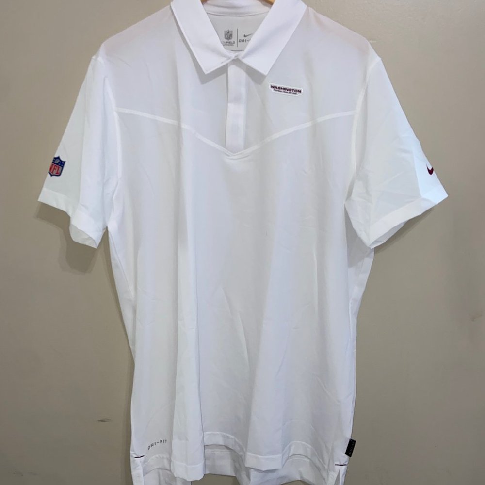 Nike NFL Washington Football Team Issue On Field Polo Shirt Mens XL CW8367-100